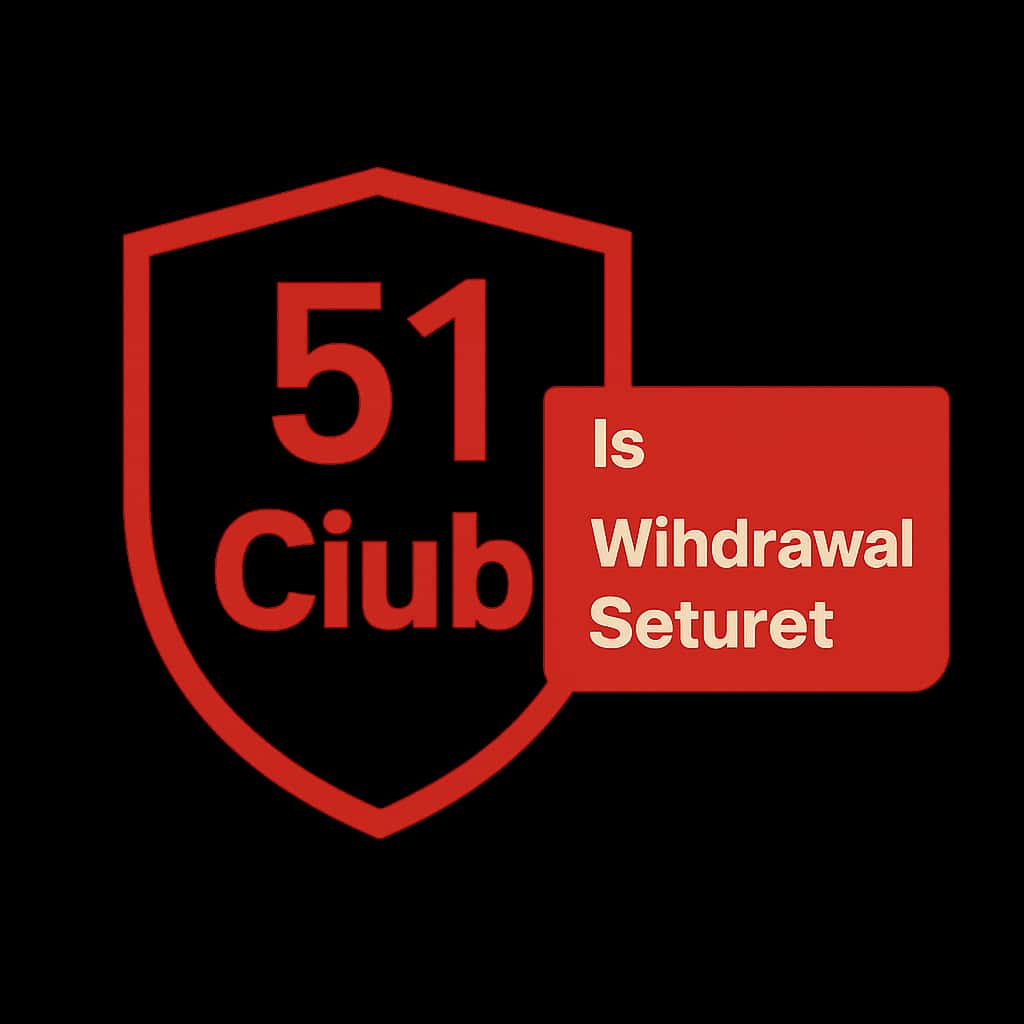 An icon representing 51 Club withdrawal security.