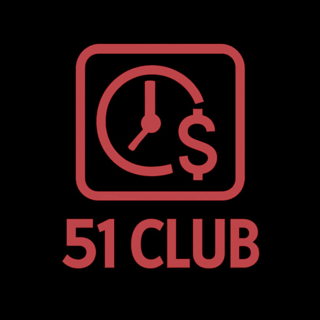 An icon representing the withdrawal timelines of 51 Club.