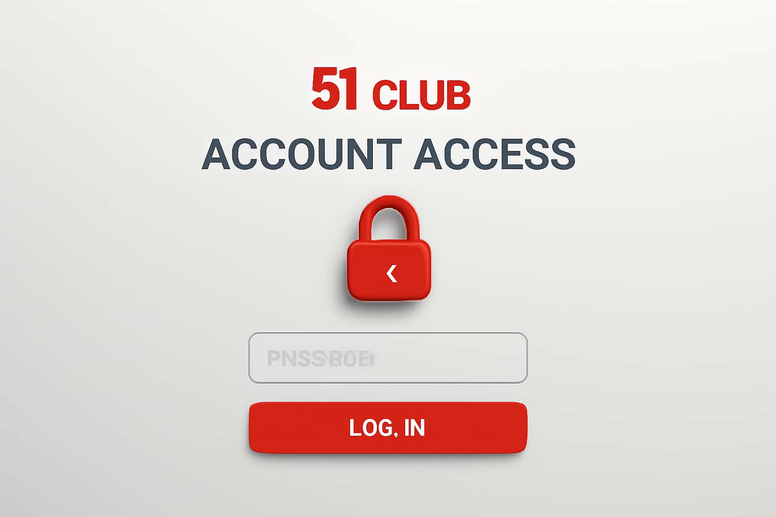 51 Club Account Access Interface