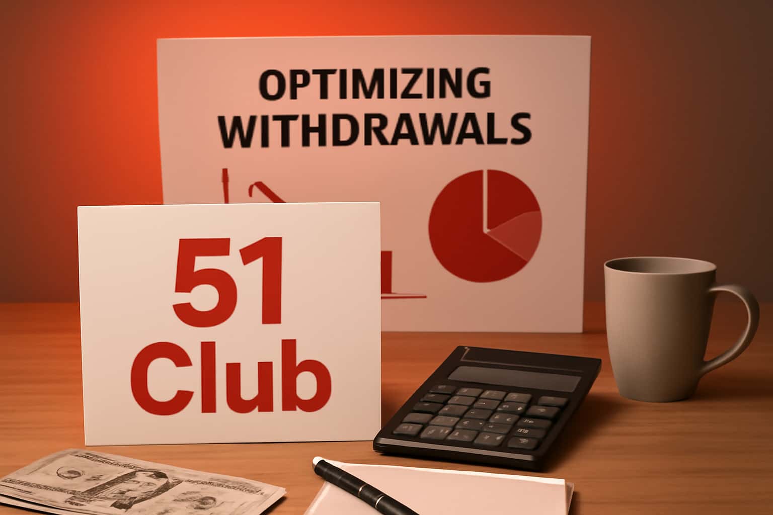 An informational graphic about optimizing withdrawals with 51 Club.